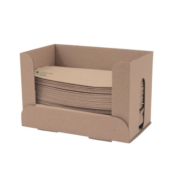 Vegware 33cm 1-ply unbleached dispenser napkin (2 free dispensers)