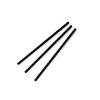 Vegware Highball black 6mm paper straw, 7.8in / 200mm