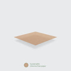 Vegware 380 x 275mm unbleached greaseproof sheet