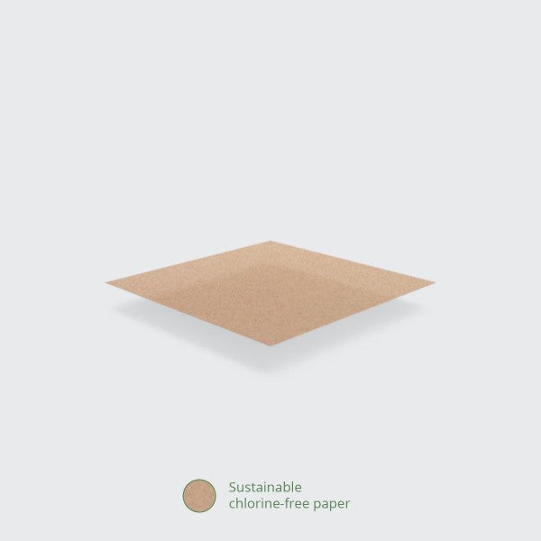 Vegware 380 x 275mm unbleached greaseproof sheet
