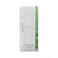 Vegware 100 x 50 x 250mm glassine bag with NatureFlex window