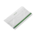 Vegware 150 x 65 x 250mm glassine bag with NatureFlex window