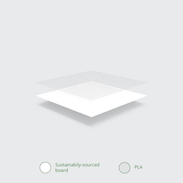 Vegware 90-Series flat paper hot lid