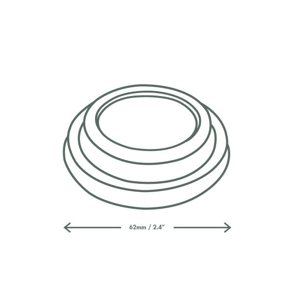 Vegware 62-Series CPLA hot cup lid