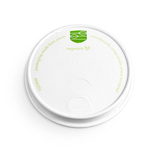 Vegware 89-Series paper hot cup lid