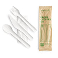 Vegware Compostable paper cutlery kit